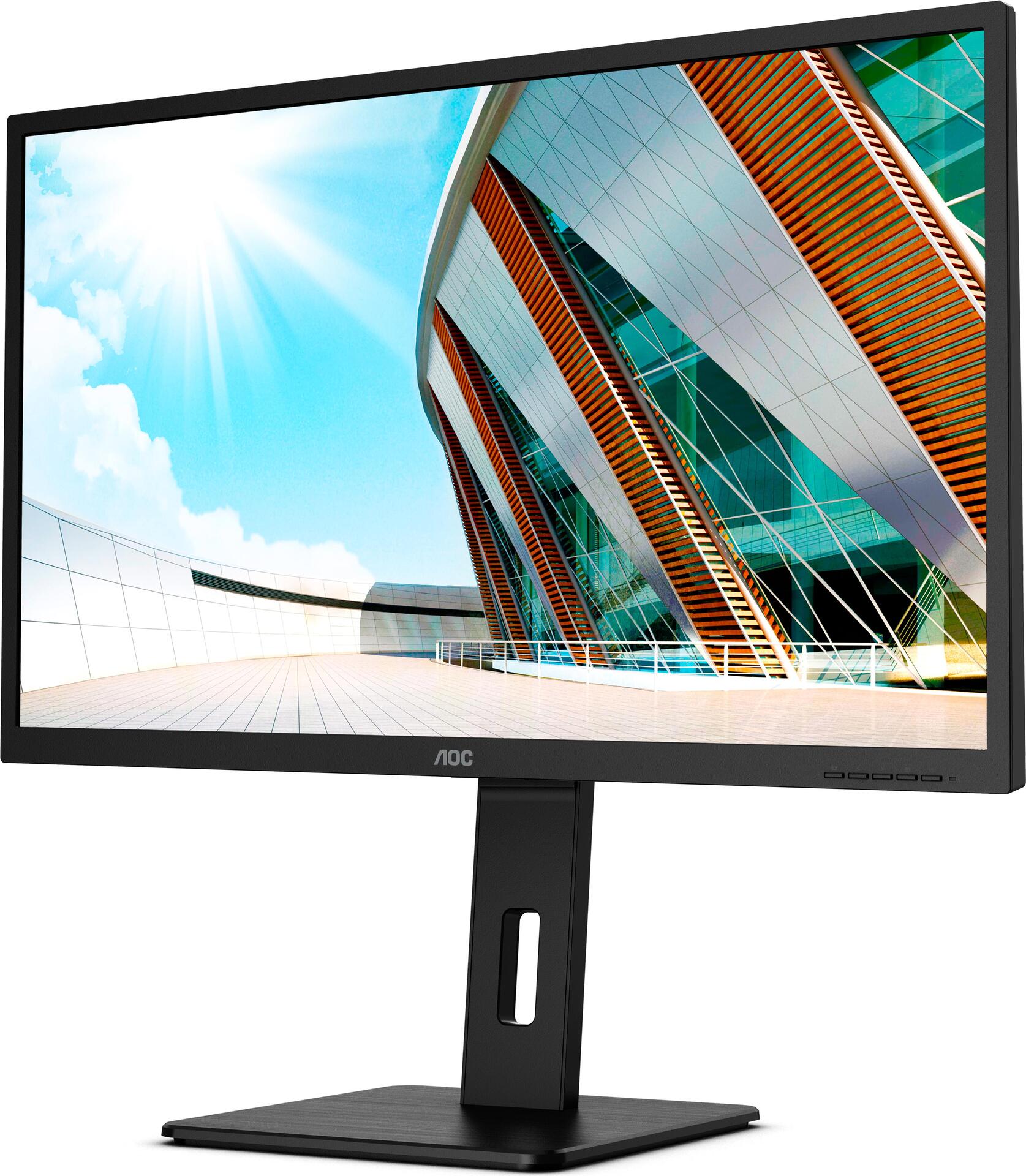 Image of AOC Q32P2 - LED-Monitor - 80 cm (31.5) - 2560 x 1440 QHD @ 75 Hz - IPS - 250 cd/m² - 1000:1 - 4 ms - 2xHDMI, DisplayPort - Lautsprecher - Schwarz