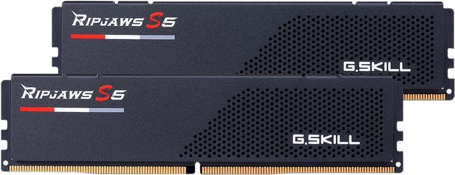 Image of G.Skill Ripjaws S5 - DDR5 - Kit - 64GB: 2 x 32GB - DIMM 288-PIN Low Profile - 6000 MHz / PC5-48000 - CL32 - non-ECC - mattschwarz (F5-6000J3238G32GX2-RS5K)