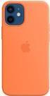 Image of Apple Case with MagSafe - Case für Mobiltelefon - Silikon - Kumquat - für iPhone 12 mini (MHKN3ZM/A)