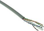 Image of ACT Cat 6 F/UTP solid installation cable, PVC, CPR euroclass ECA, 24AWG, grey 305 meter C6 F/UTP SOLID PVC ECA GY 305M (FS6003)