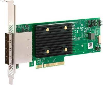 Image of Lenovo ThinkSystem 440-16e - Speicher-Controller - 16 Sender/Kanal - SATA 6Gb/s / SAS 12Gb/s - Low-Profile - PCIe 4.0 x8 - für ThinkSystem SR650 V2 7Z73, SR665 7D2V, 7D2W