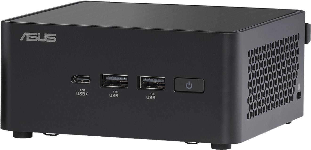 Image of ASUS NUC 14 Pro RNUC14RVHU5068C2I - Mini-PC - Core Ultra 5 125H / 1.2 GHz - RAM 16 GB - SSD 512 GB - Intel Arc Graphics - 1GbE, 2.5GbE, Wi-Fi 6E, Bluetooth 5.3 - WLAN: 802.11a/b/g/n/ac/ax (Wi-Fi 6E), Bluetooth 5.3 - Win 11 Pro - Monitor: keiner - Schwarz 