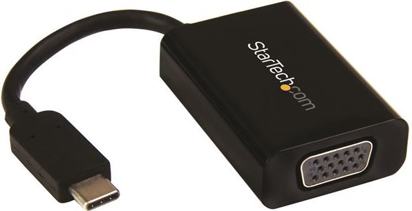 Image of StarTech.com USB-C auf VGA Adapter mit USB Stromversorgung - USB Typ C zu VGA Konverter für Computer mit USB C - 2048x1280 - Externer Videoadapter - USB Type-C - VGA