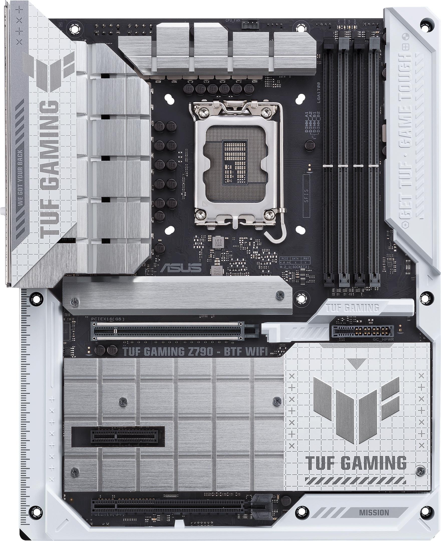 Image of ASUS TUF GAMING Z790-BTF WIFI - Intel - LGA 1700 - Intel® Celeron® - Intel® Pentium® Gold - Intel® Core i3 - Intel® Core i5 - Intel® Core... - LGA 1700 - DDR5-SDRAM - 192 GB (90MB1GU0-M0EAY0)