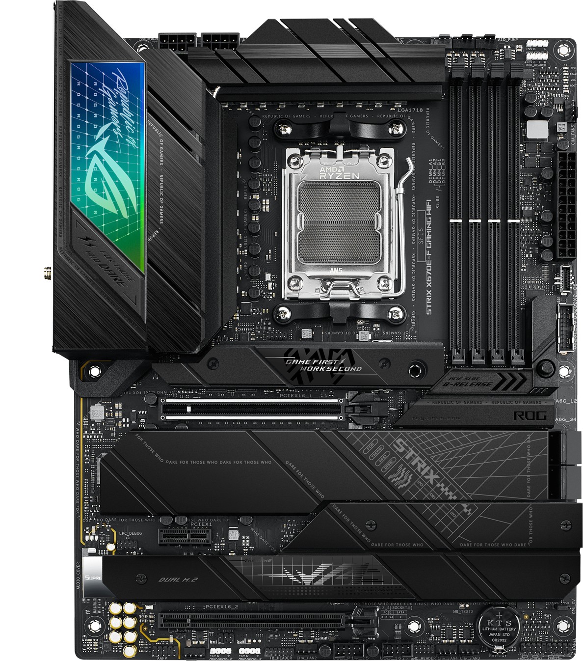 Image of Asus ROG Strix X670E-F Gaming WiFi - Motherboard - ATX - Socket AM5 - AMD X670 (90MB1BA0-M0EAY0)