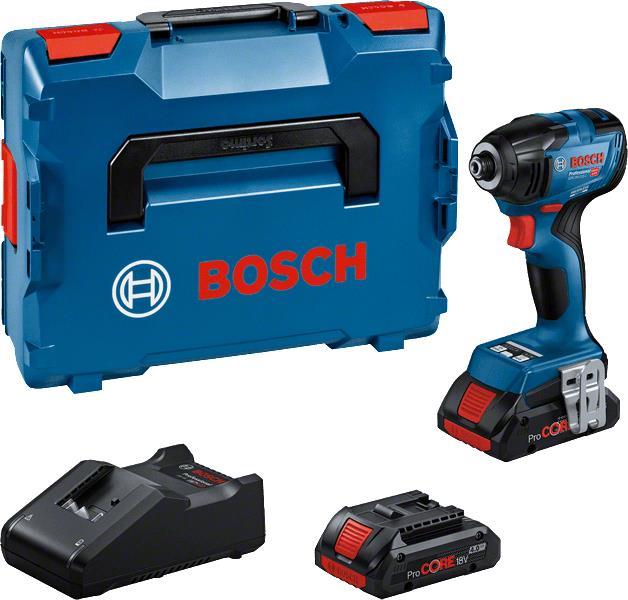 Image of Bosch GDR 18V-210 C Professional - Schlagschrauber - schnurlos - 3 Geschwindigkeiten - 1/4 -Inbuseinsatz - 370 N·m - 2 Akkus - 18 V