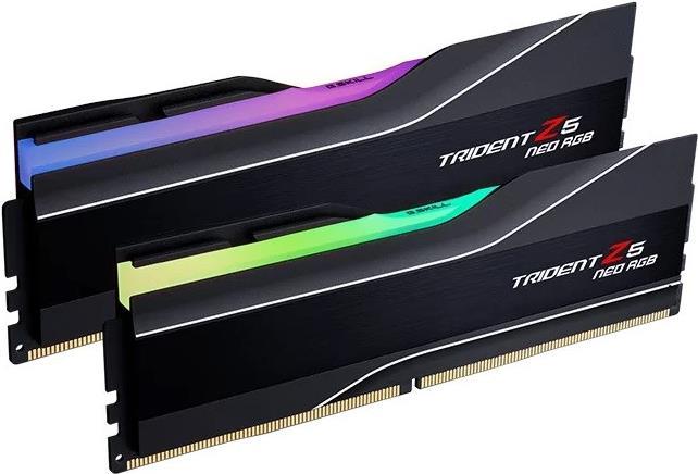 Image of G.Skill Trident Z5 Neo RGB - DDR5 - Kit - 64GB: 2 x 32GB - DIMM 288-PIN - 6000 MHz / PC5-48000 - CL30 - non-ECC - mattschwarz (F5-6000J3040G32GX2-TZ5NR)