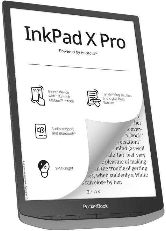 Image of Pocketbook InkPad X Pro - Mist Grey - E-Book-Reader (PB1040D-M-WW)