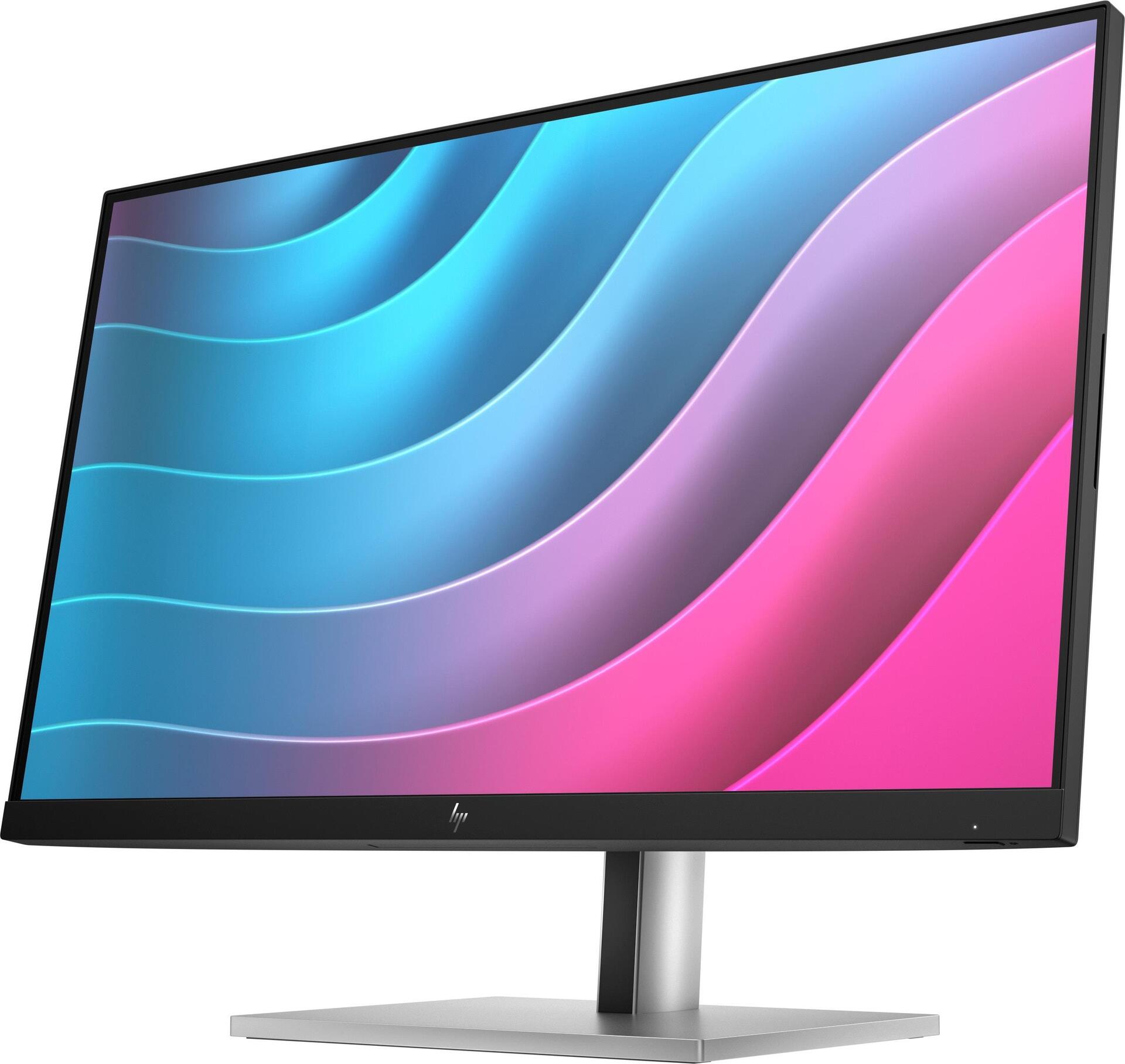 Image of HP Inc. HP E24 G5 - E-Series - LED-Monitor - 60.5 cm (23.8) (23.8 sichtbar) - 1920 x 1080 Full HD (1080p) @ 75 Hz - IPS - 250 cd/m² - 1000:1 - 5 ms - HDMI, DisplayPort, USB - schwarzer Kopf, Schwarz und Silber (Ständer) [Energieklasse D] (6N6E9E9#ABB)