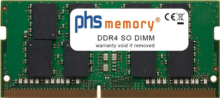 Image of PHS-memory 32GB RAM Speicher kompatibel mit Asus VivoBook M1605YA-MB273W DDR4 SO DIMM 3200MHz PC4-25600-S (SP488799)