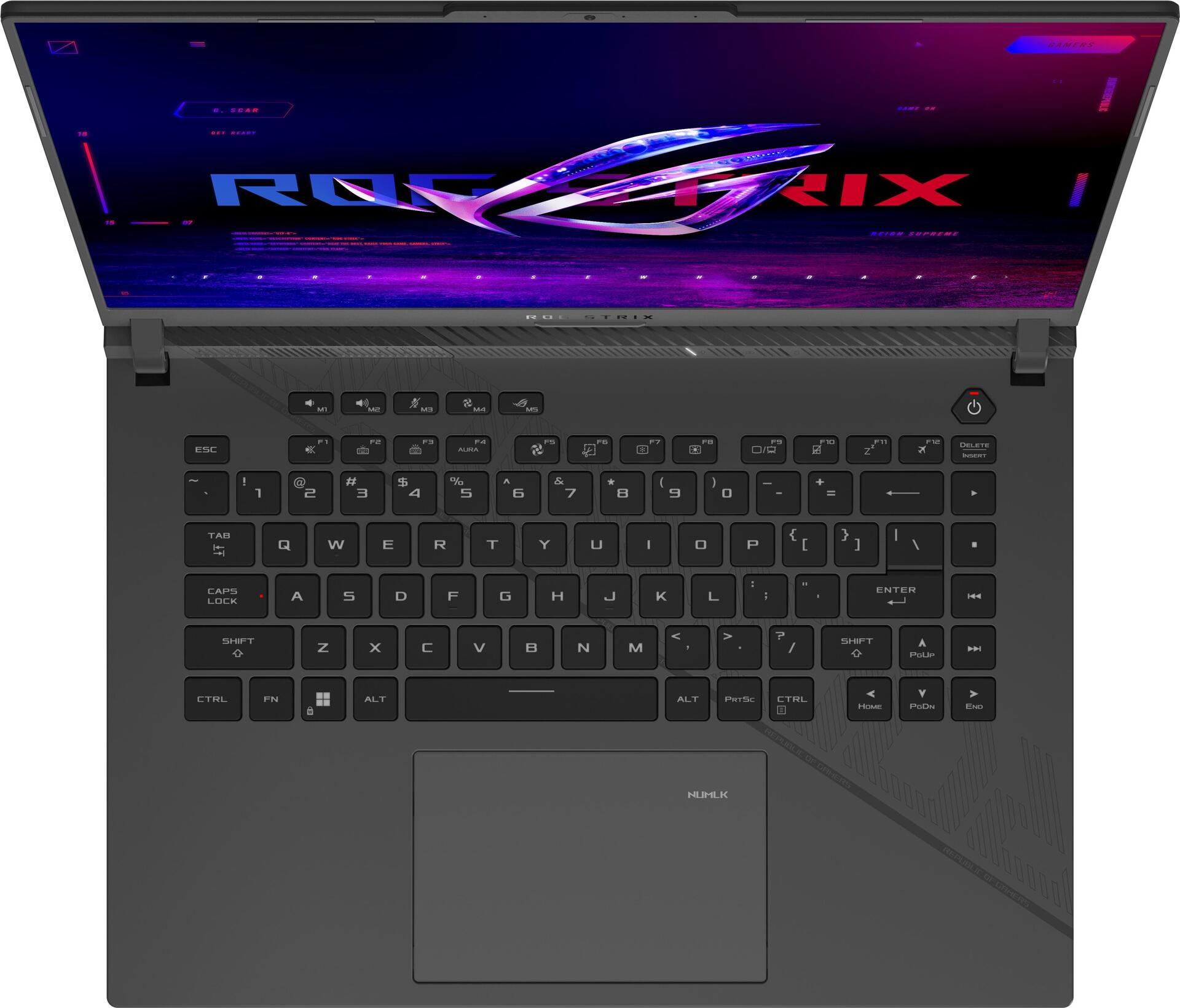 Image of ASUS ROG Strix G16 G614JIR-N4030W Laptop 40,6 cm (16) WQXGA Intel® Core i9 i9-14900HX 32 GB DDR5-SDRAM 1 TB SSD NVIDIA GeForce RTX 4070 Wi-Fi 6E (802.11ax) Windows 11 Home Grau (90NR0IG5-M001D0)