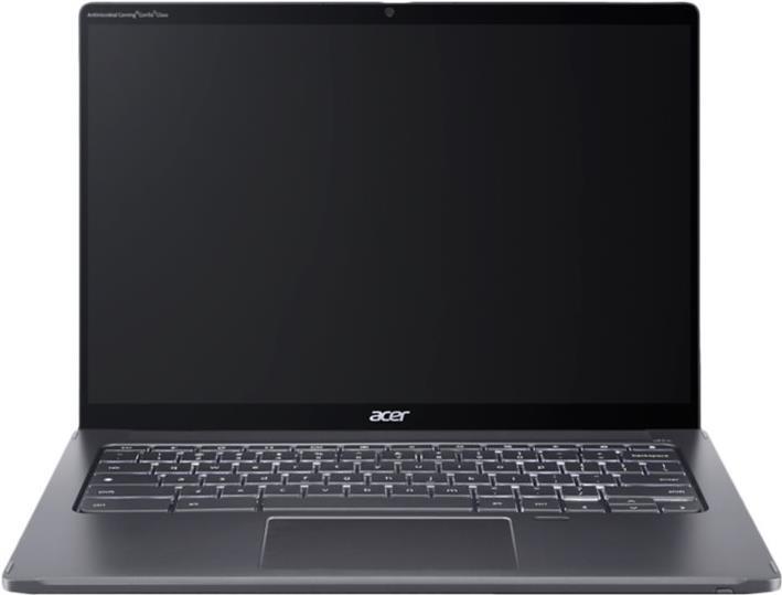 Image of Acer Chromebook Spin 714 CP714-2WN - Flip-Design - Intel Core i3 i3-1315U / 1,2 GHz - Chrome OS - UHD Graphics - 8GB RAM - 128GB SSD - 35,6 cm (14) IPS Touchscreen 1920 x 1200 - 802,11a/b/g/n/ac/ax (Wi-Fi 6E) - Stahlgrau - kbd: Deutsch (NX.KLDEG.001)