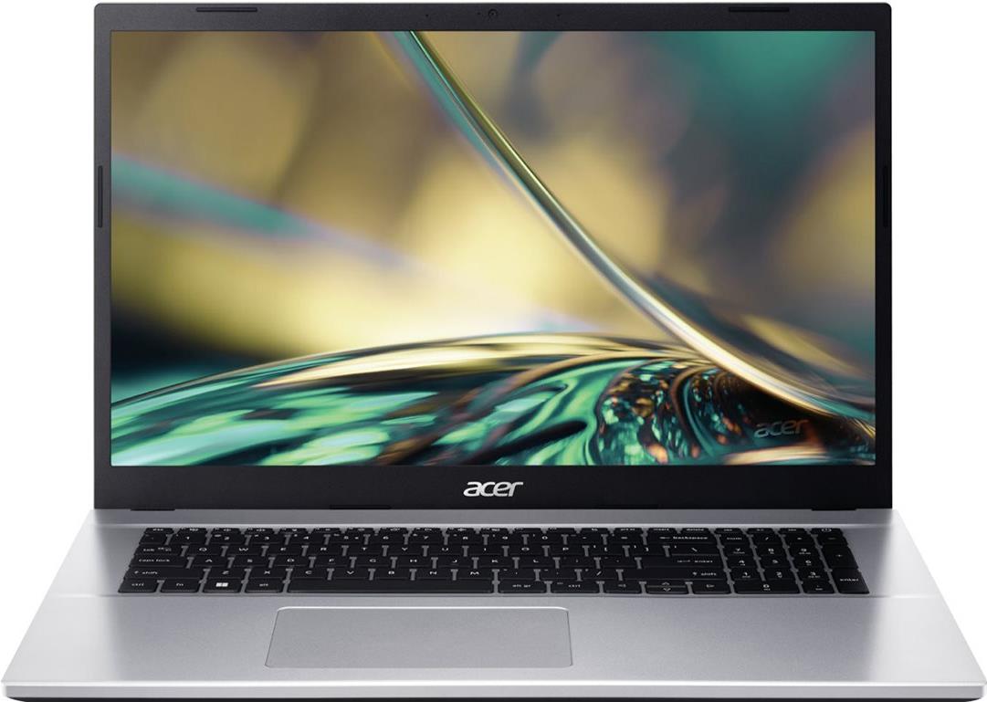 Image of Acer Aspire 3 A317-54 - Intel Core i7 1255U / 1.7 GHz - Win 11 Home - Intel Iris Xe Grafikkarte - 16 GB RAM - 1.024 TB SSD - 43.9 cm (17.3) IPS 1920 x 1080 (Full HD) - Wi-Fi 6 - Reines Silber - kbd: Deutsch (NX.K9YEG.02C)