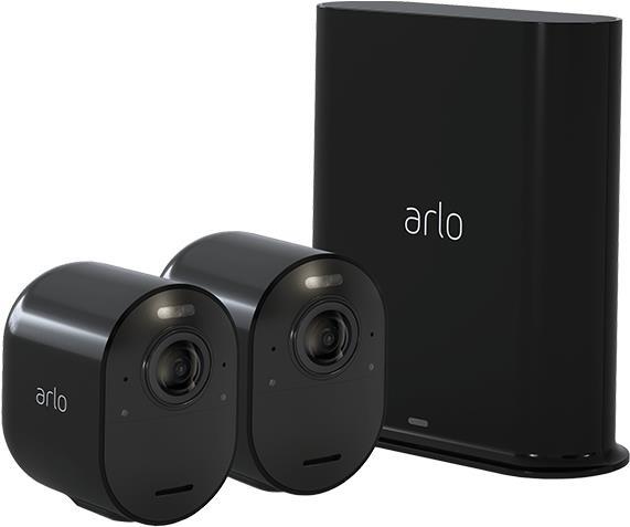 Image of Arlo VMS5240 - Kit mit Kameras - drahtlos - 2 Kamera(s) - Schwarz (VMS5240B-200EUS)