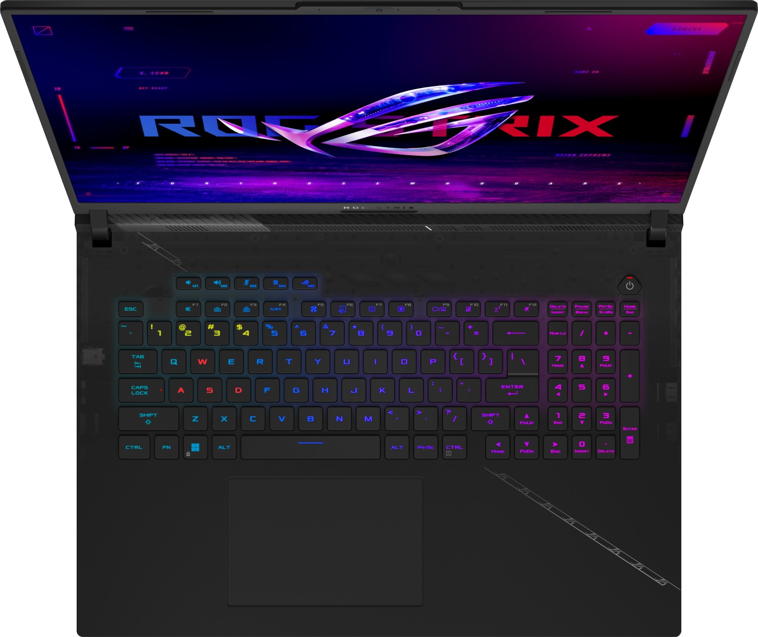 Image of Asus ROG Strix SCAR 45,70cm (18) G834JZ-N6028W Gaming-Notebook, Core i9-13980HX, 16GB RAM, 1TB SSD, GeForce RTX 4080, Windows 11 (90NR0D31-M00210)