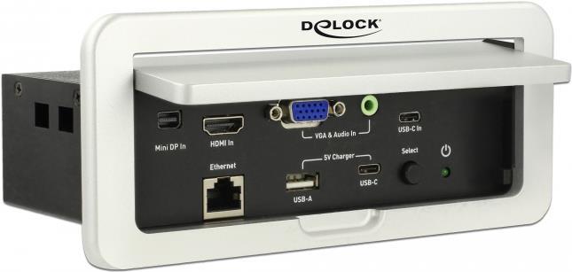 Image of DeLOCK Multi-AV to HDMI Converter for Table Mount - Multiformat auf HDMI-Converter / Scaler / Switcher