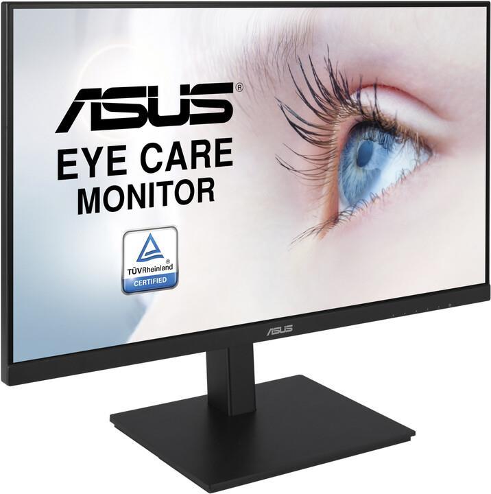 Image of ASUS VA27DQSB - LED-Monitor - 68.6 cm (27) - 1920 x 1080 Full HD (1080p) - IPS - 250 cd/m² - 1000:1 - 5 ms - HDMI, VGA, DisplayPort - Lautsprecher - Schwarz [Energieklasse F]