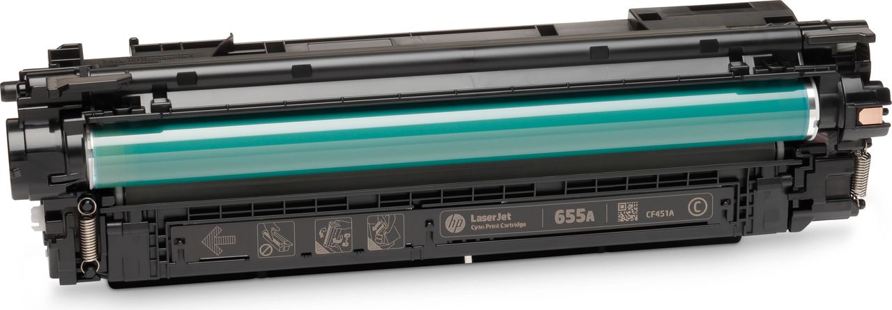 Image of HP 655A - Cyan - Original - LaserJet - Tonerpatrone (CF451A) - für Color LaserJet Enterprise M652dn, M652n, M653dn, M653x (CF451A)