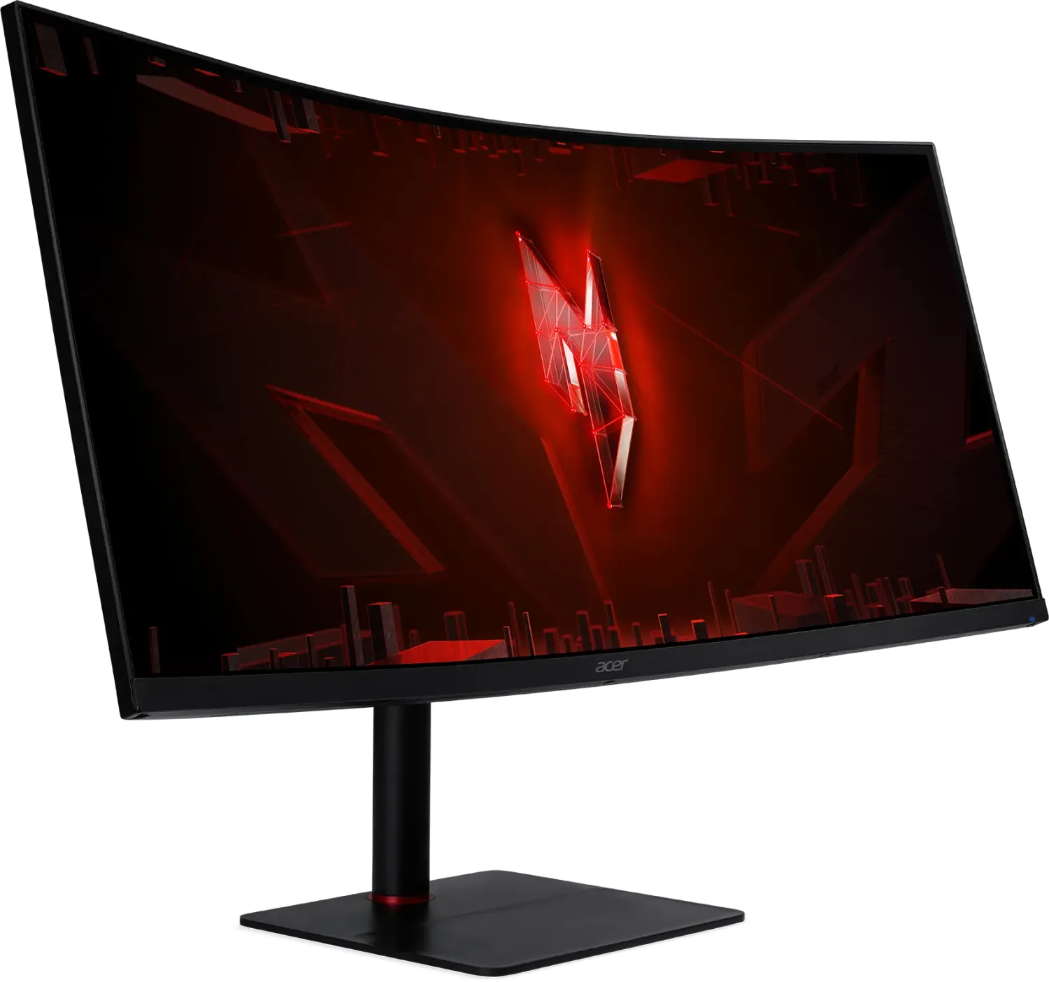 Image of Acer Nitro XV345CUR V3bmiphuzx - XV5 Series - LED-Monitor - Gaming - gebogen - 86.4 cm (34) - 3440 x 1440 UWQHD @ 180 Hz - VA - 300 cd/m² - 4000:1 - HDR10 - 0.5 ms - HDMI, DisplayPort, USB-C - Lautsprecher - Schwarz [Energieklasse F] (UM.CX5EE.301)