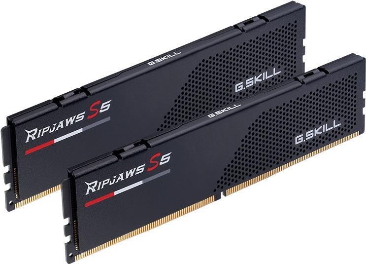 Image of G.Skill Ripjaws S5 - DDR5 - Kit - 64 GB: 2 x 32 GB - DIMM 288-PIN Low Profile - 6000 MHz / PC5-48000 - CL30 - 1.4 V - ungepuffert - non-ECC - mattschwarz