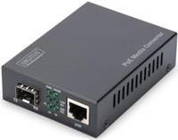 Image of DIGITUS Professional DN-82140 - Medienkonverter - GigE - 10Base-T, 100Base-TX, 1000Base-T, 1000Base-X - RJ-45 / SFP (mini-GBIC) - bis zu 80 km (DN-82140)