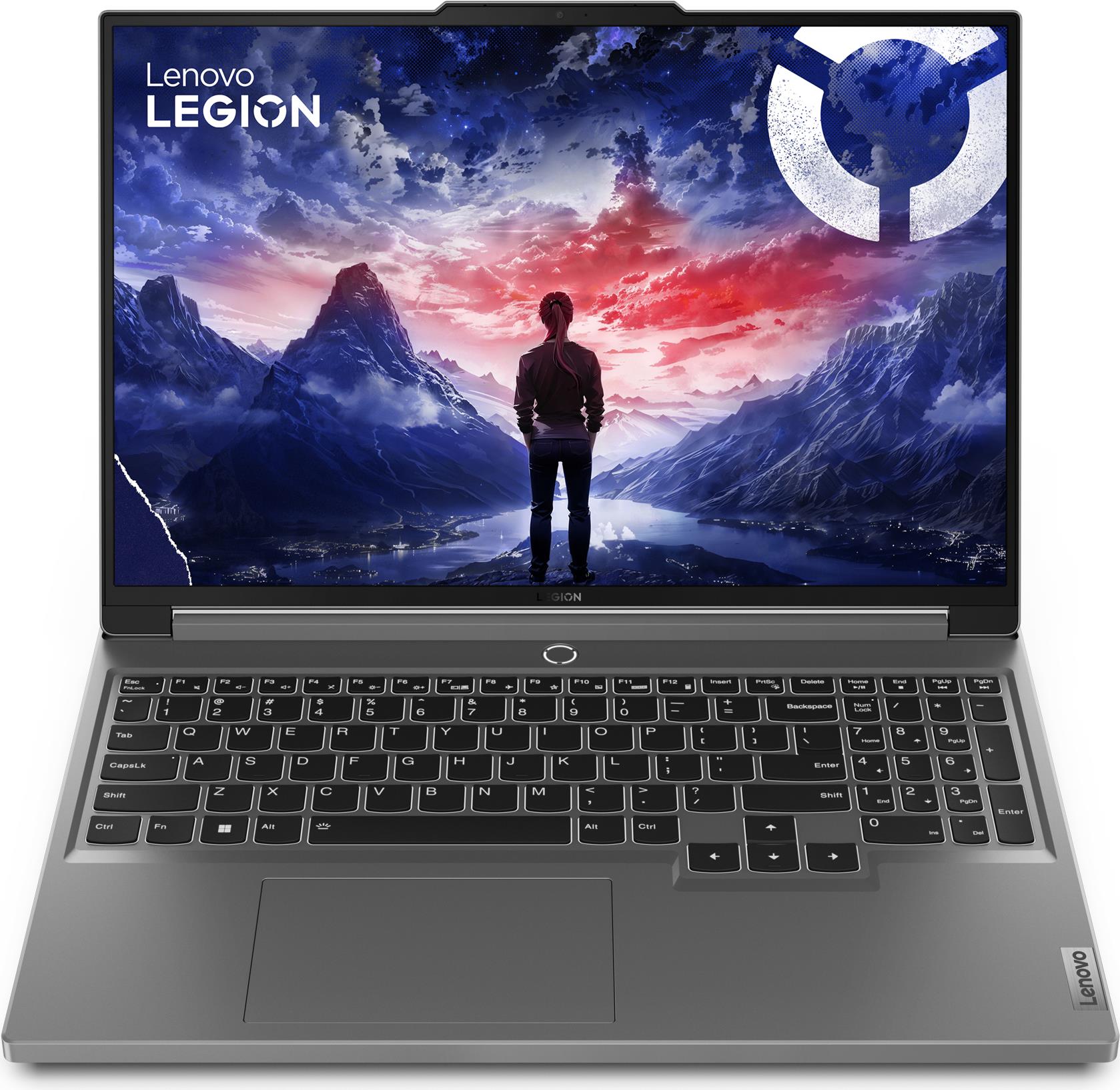 Image of Lenovo Legion 5 16IRX9 83DG - 180°-Scharnierdesign - Intel Core i9 i9-14900HX / 2.2 GHz - Win 11 Home - GeForce RTX 4070 - 16 GB RAM - 1 TB SSD NVMe - 40.6 cm (16) IPS 2560 x 1600 (WQXGA) @ 240 Hz - Wi-Fi 6E - Luna Gray - kbd: Deutsch - mit 3 Monate Leno 