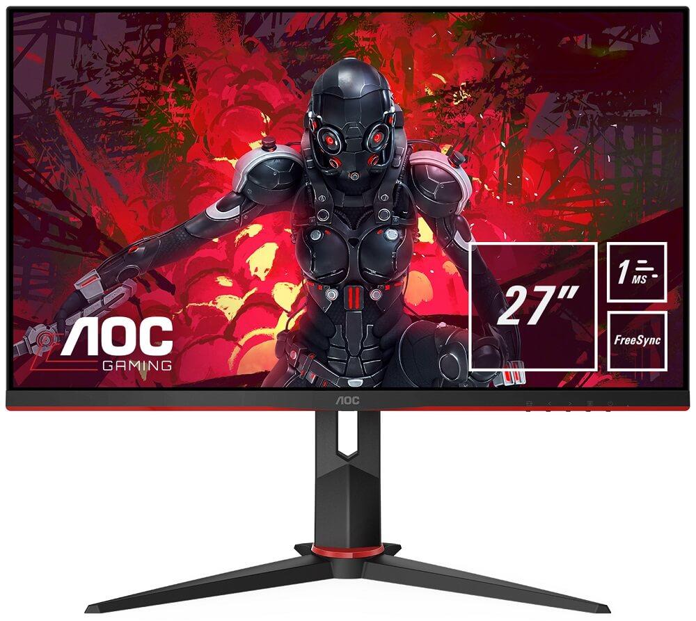 Image of AOC 27G2U5/BK - LED-Monitor - 68.6 cm (27) - 1920 x 1080 Full HD (1080p) - IPS - 250 cd/m² - 1000:1 - 1 ms - 2xHDMI, DisplayPort - Lautsprecher - Schwarz