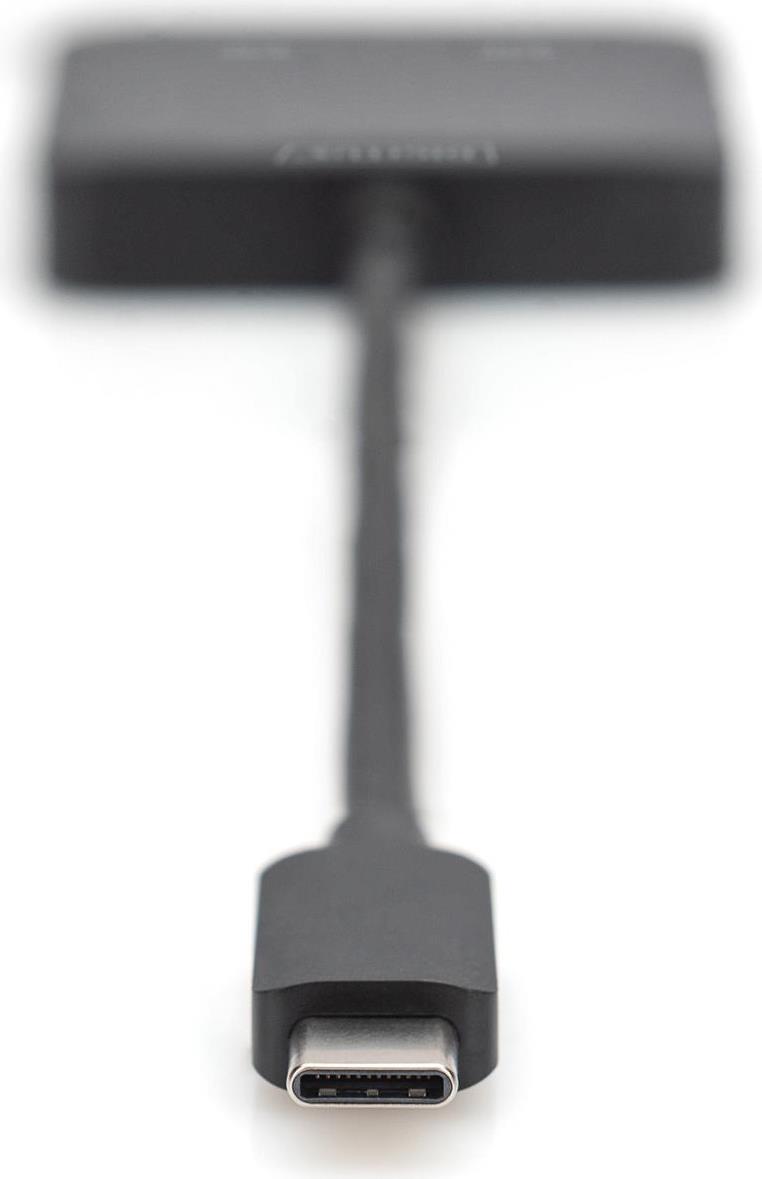 Image of DIGITUS MST Hub - Video-Verteiler - USB-C - 2 x DisplayPort - Desktop (DS-45339)