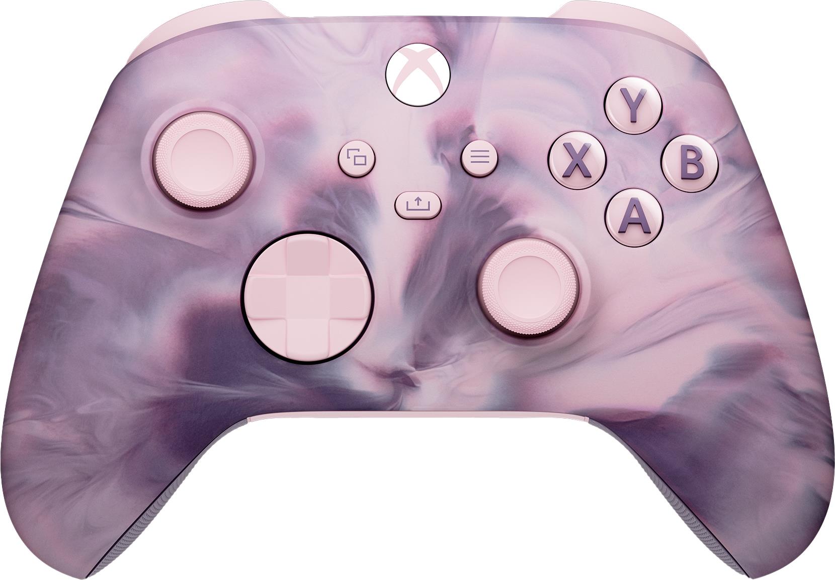 Image of Microsoft Xbox Wireless Controller - Dream Vapor Special Edition Pink Bluetooth Gamepad Analog / Digital Android - PC - Xbox One - Xbox Series S - Xbox Series X - iOS (QAU-00126)