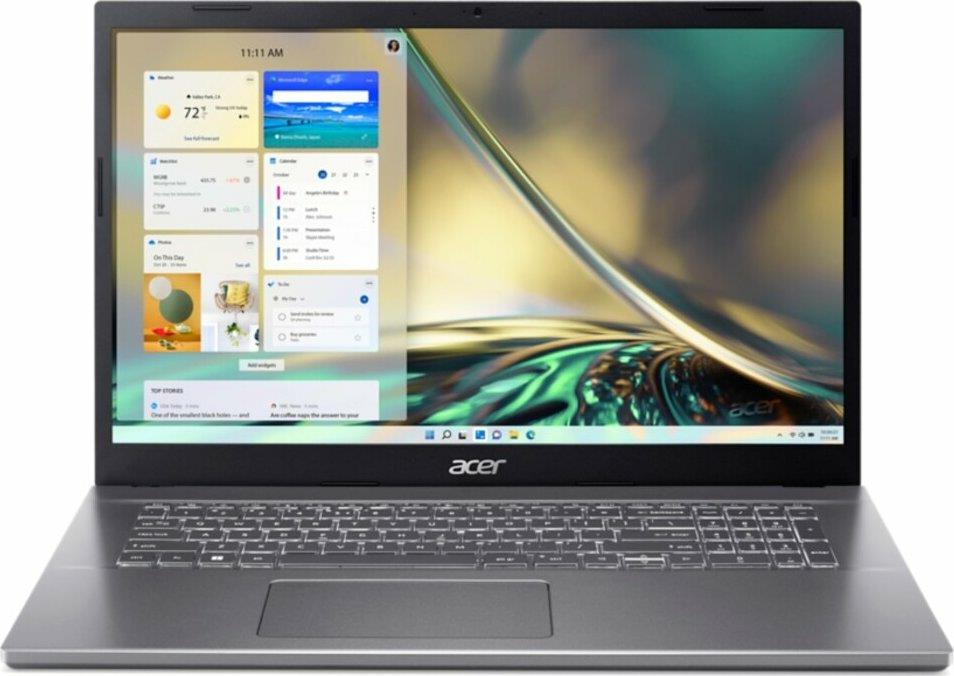 Image of Acer Aspire 5 A517-53 - Intel Core i7 12650H / 2.3 GHz - ESHELL - UHD Graphics - 16 GB RAM - 1.024 TB SSD - 43.9 cm (17.3) IPS 1920 x 1080 (Full HD) - Wi-Fi 6 - Stahlgrau - kbd: Deutsch (NX.KQBEG.00K)