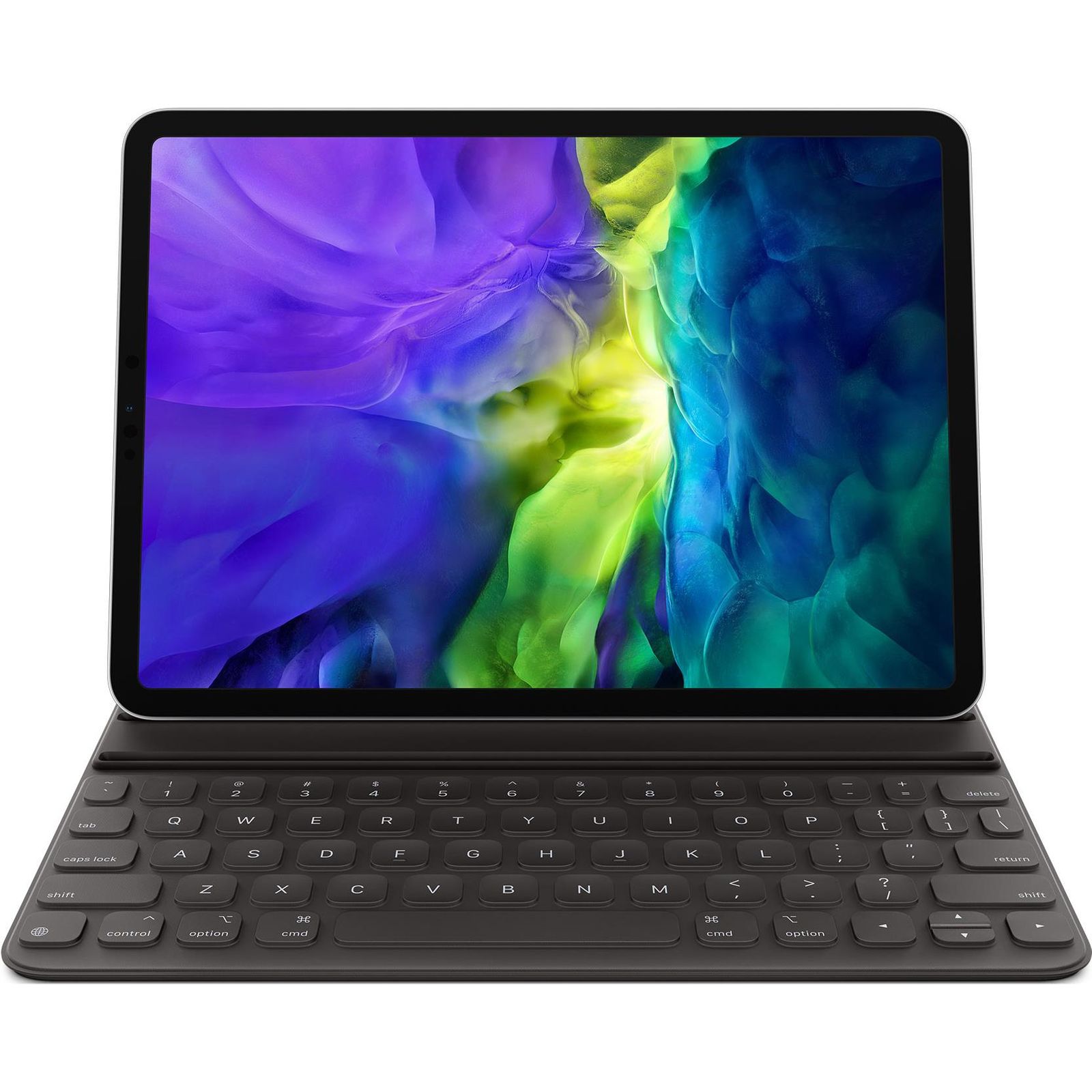 Image of Apple Smart - Tastatur und Foliohülle - Apple Smart connector - Deutsch - für 11-inch iPad Pro (1. Generation, 2. Generation) (MXNK2D/A) - Sonderposten