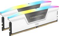 Image of DDR5 32GB PC 6400 CL32 CORSAIR KIT (2x16GB) VENGEANCE RGB W retail (CMH32GX5M2B6400C32W)