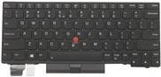 Image of Lenovo Primax - Ersatztastatur Notebook - mit Trackpoint, UltraNav - hinterleuchtet - QWERTY - Englisch - Europa - Schwarz - FRU - für ThinkPad L13 Gen 2, L13 Yoga Gen 2, X13 Gen 1 (5N20V43353)