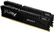 Image of Kingston FURY Beast - DDR5 - Kit - 32 GB: 2 x 16 GB - DIMM 288-PIN - 5200 MHz / PC5-41600 - CL36 - 1.25 V - ungepuffert - on-die ECC - Schwarz