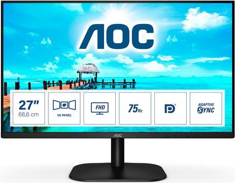 Image of AOC B2 27B2QAM LED display 68,6 cm (27 ) 1920 x 1080 Pixel Full HD Schwarz [Energieklasse F] (27B2QAM)