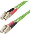 Image of 5m (15ft) LC to LC (UPC) OM5 Multimode Fiber Optic Cable 50/125µm Duplex LOMMF Zipcord VCSEL 40G/100G Bend Insensitive Low Insertion Loss LSZH Fiber Patch Cord - patch cable - 5 m - green