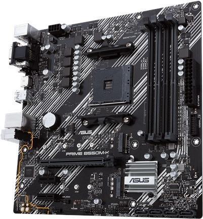 Image of ASUS PRIME B550M-K - Motherboard - micro ATX - Socket AM4 - AMD B550 - USB 3.2 Gen 1, USB 3.2 Gen 2 - Gigabit LAN - Onboard-Grafik (CPU erforderlich) - HD Audio (8-Kanal) (90MB14V0-M0EAY0)