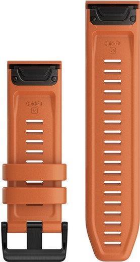 Image of Garmin QuickFit - Uhrarmband - ember orange - für fenix 6X Pro, Pro Solar, Sapphire (010-12864-01)