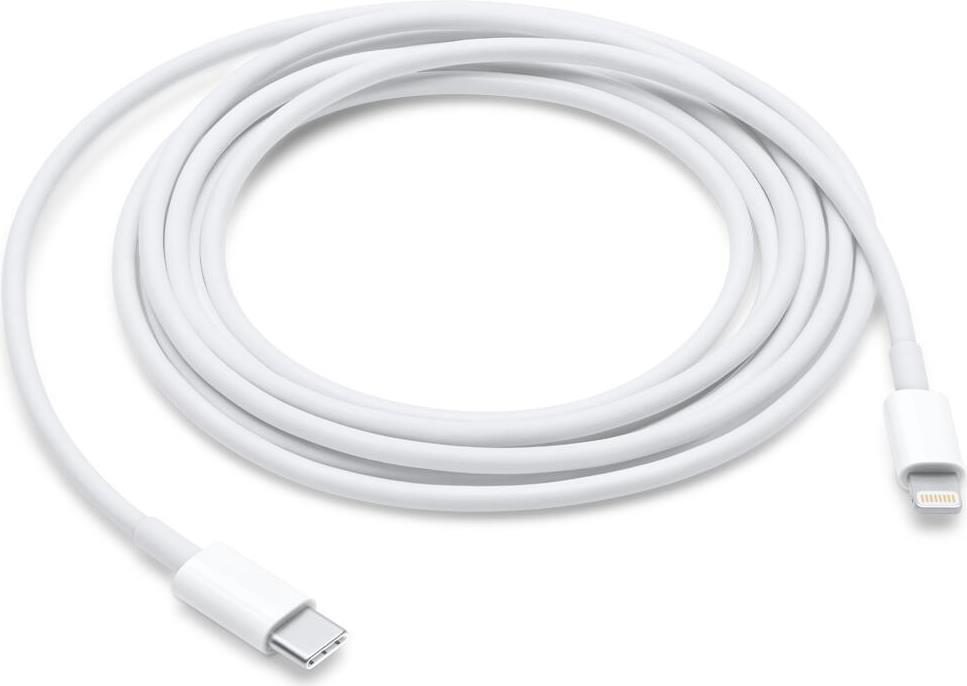 Image of Apple MQGH2ZM/A Lightning-Kabel 2 m Weiß BULK Verpackung (MQGH2ZM/A)