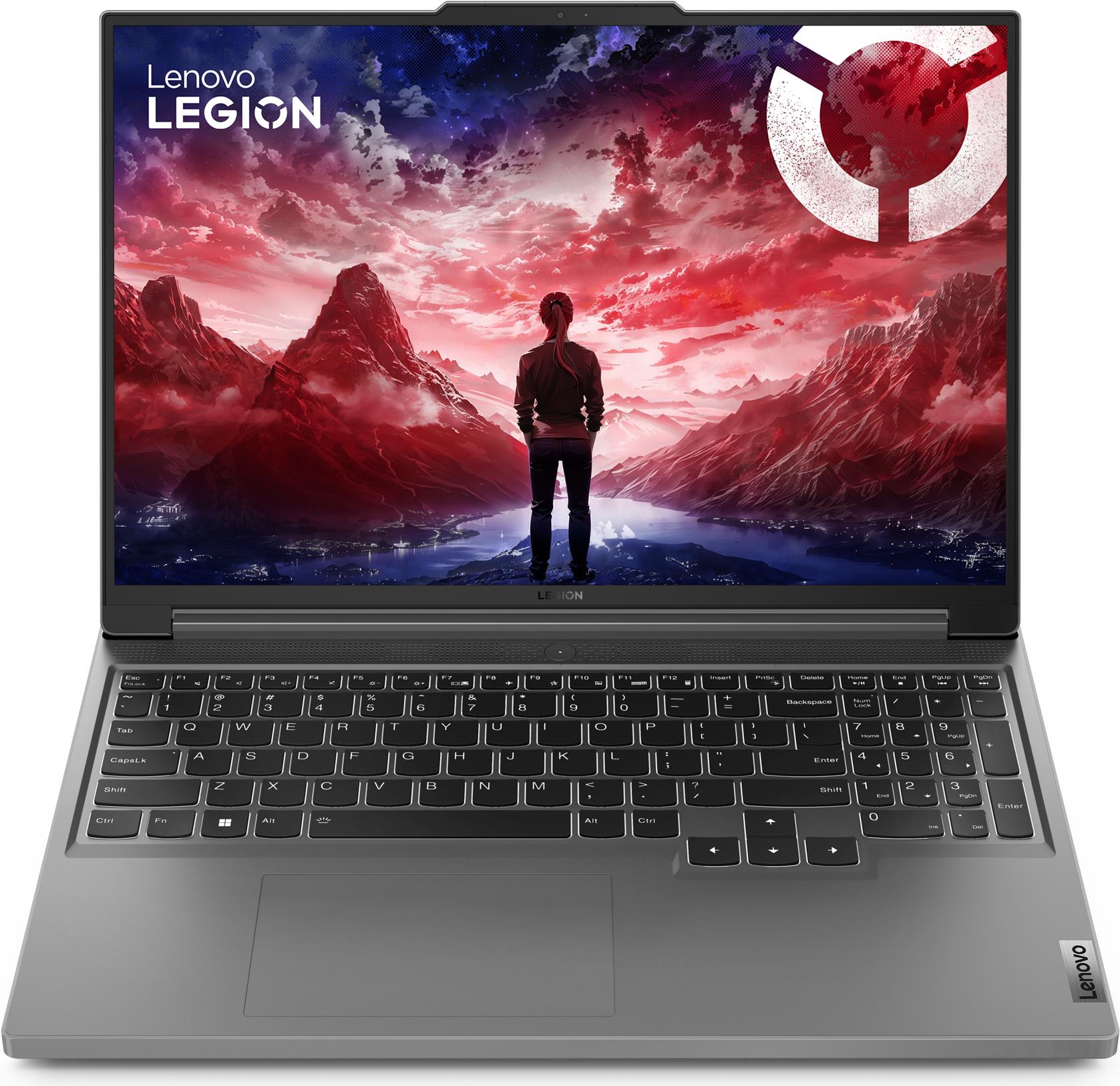 Image of Lenovo Legion Slim 5 16AHP9 83DH - 180°-Scharnierdesign - AMD Ryzen 7 8845HS / 3.8 GHz - Win 11 Home - GeForce RTX 4070 - 16 GB RAM - 1 TB SSD NVMe - 40.6 cm (16) IPS 2560 x 1600 (WQXGA) @ 165 Hz - Wi-Fi 6E, Bluetooth - Luna Gray - kbd: Deutsch - mit 3 M 