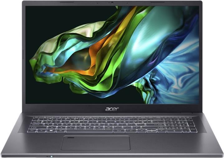 Image of Acer Aspire 5 17 A517-58GM - Intel Core i7 1355U / 1.7 GHz - Win 11 Home - GF RTX 2050 - 16 GB RAM - 512 GB SSD - 43.9 cm (17.3) IPS 1920 x 1080 (Full HD) - 802.11a/b/g/n/ac/ax (Wi-Fi 6E) - Stahlgrau - kbd: Deutsch (NX.KJLEG.00L)