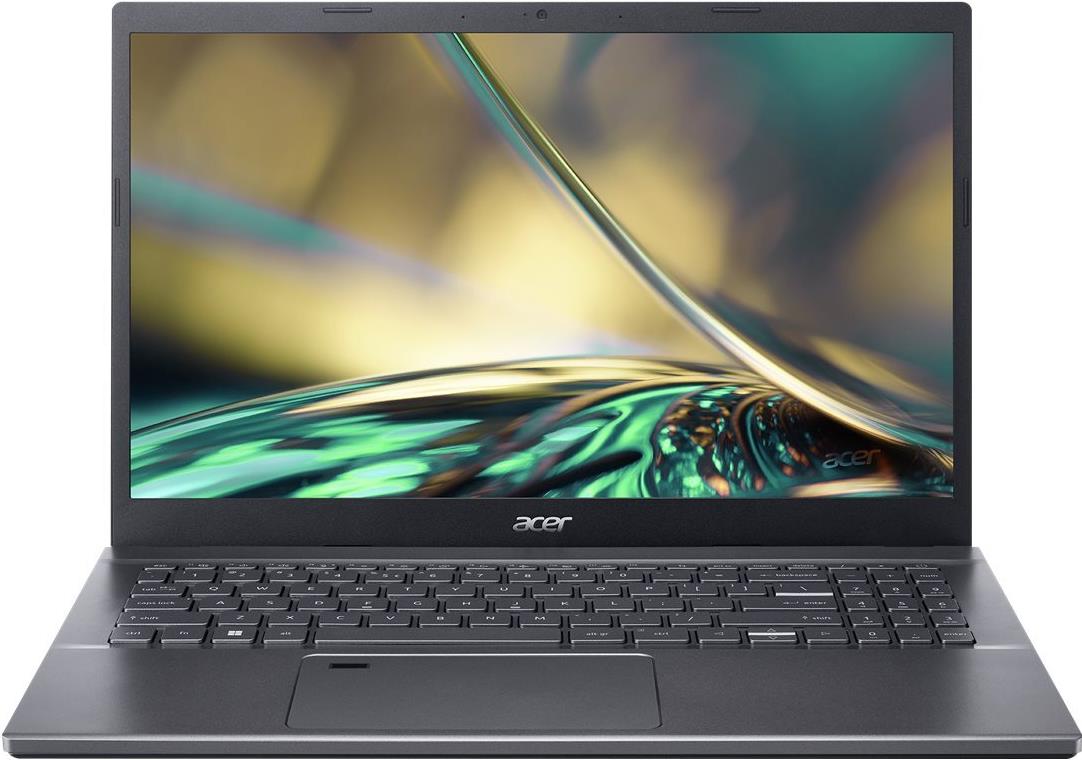 Image of Acer Aspire 5 A515-57 - Intel Core i5 12450H / 2 GHz - Win 11 Home - UHD Graphics - 8 GB RAM - 512 GB SSD - 39.6 cm (15.6) IPS 1920 x 1080 (Full HD) - Wi-Fi 6 - Stahlgrau - kbd: Deutsch (NX.KN4EG.00J)