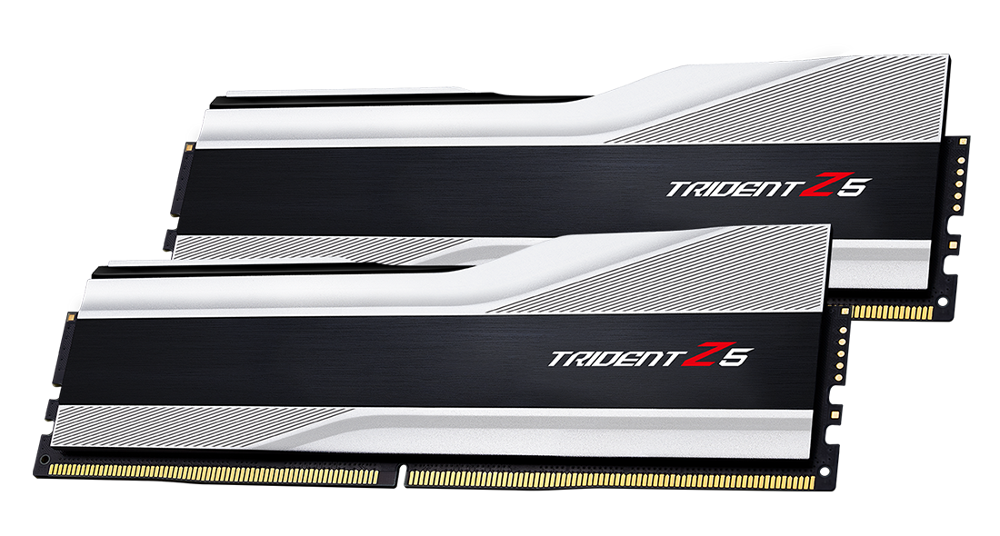 Image of G.Skill Trident Z5 - DDR5 - Kit - 32 GB: 2 x 16 GB - DIMM 288-PIN - 6400 MHz / PC5-51200 - CL32 - 1.4 V - ungepuffert - non-ECC - metallisch silber