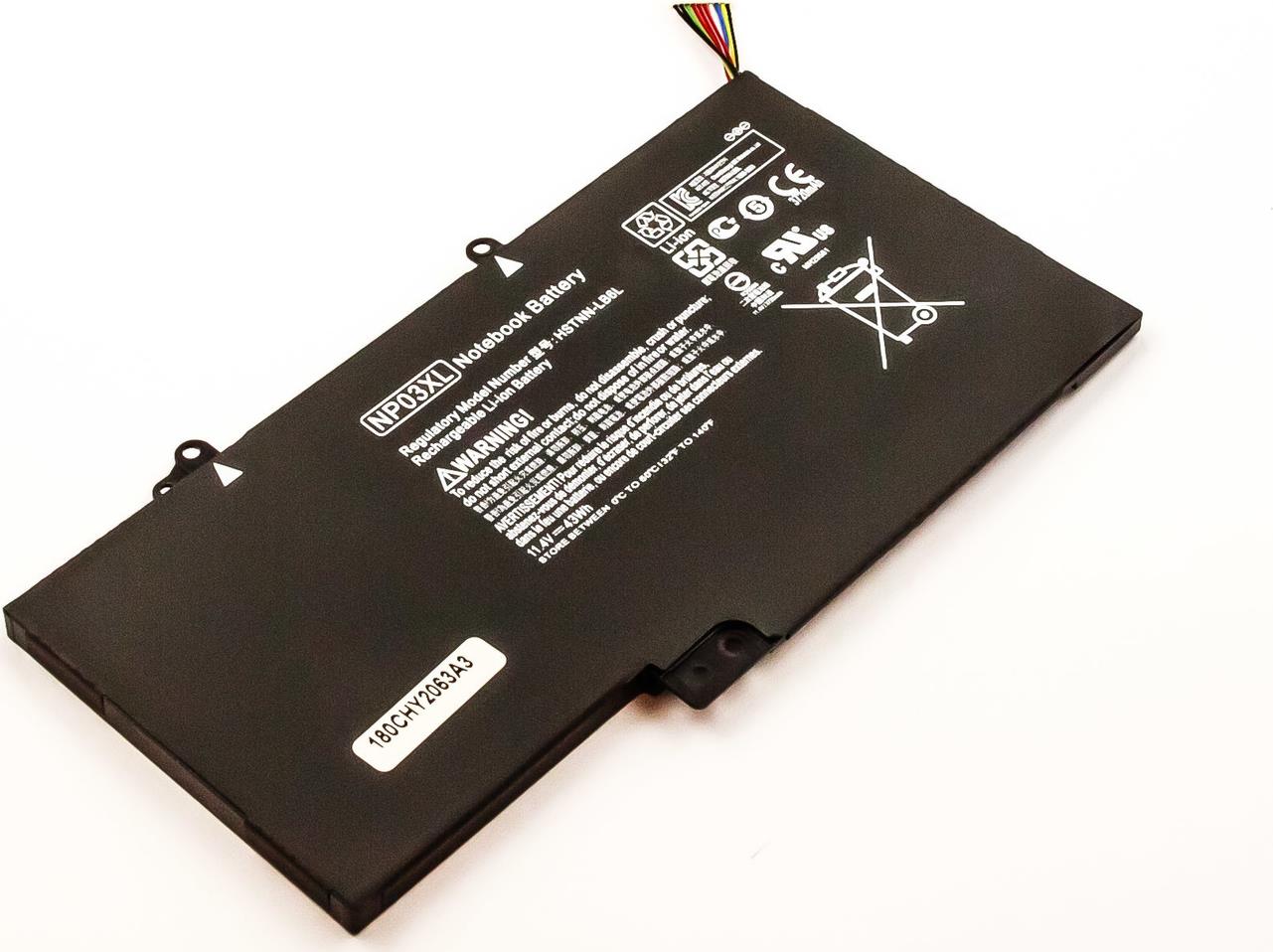 Image of CoreParts - Laptop-Batterie - Lithium-Polymer - 3.87 Ah - 43 Wh - für HP ENVY x360 Laptop, Pavilion Laptop 13, Pavilion x360 Laptop
