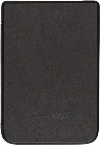 Image of PocketBook Shell series - Flip-Hülle für eBook-Reader - Kunststoff, Polyurethan, Microfiber - Schwarz - 15,20cm (6) - für PocketBook Basic Lux 2, Touch Lux 4