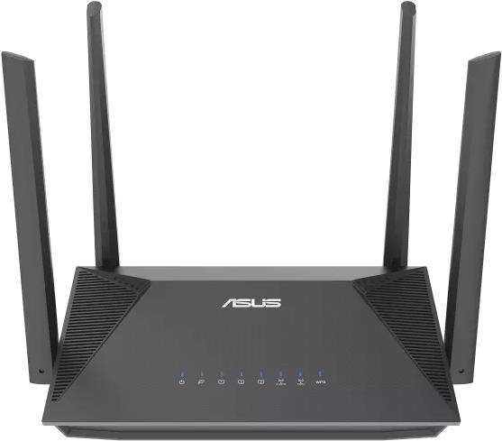 Image of ASUS RT-AX52 AX1800 AiMesh. WAN-Verbindungstyp: RJ-45. WLAN-Band: Dual-Band (2,4 GHz/5 GHz), Top WLAN-Standard: Wi-Fi 6 (802.11ax), WLAN Datentransferrate (max.): 1201 Mbit/s. Schnittstellentyp Ethernet-LAN: Gigabit Ethernet, Netzstandard: IEEE 802.11a, I