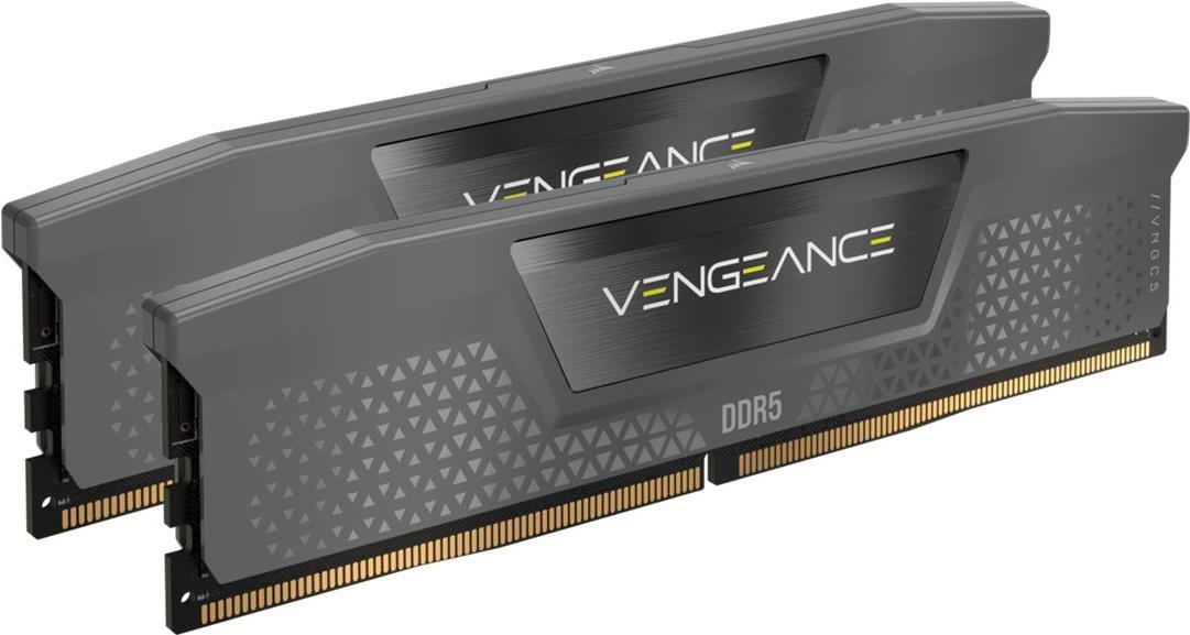 Image of CORSAIR Vengeance - DDR5 - Kit - 64GB: 2 x 32GB - DIMM 288-PIN - 5200 MHz / PC5-41600 - CL40 Cool Gray (CMK64GX5M2B5200Z40)