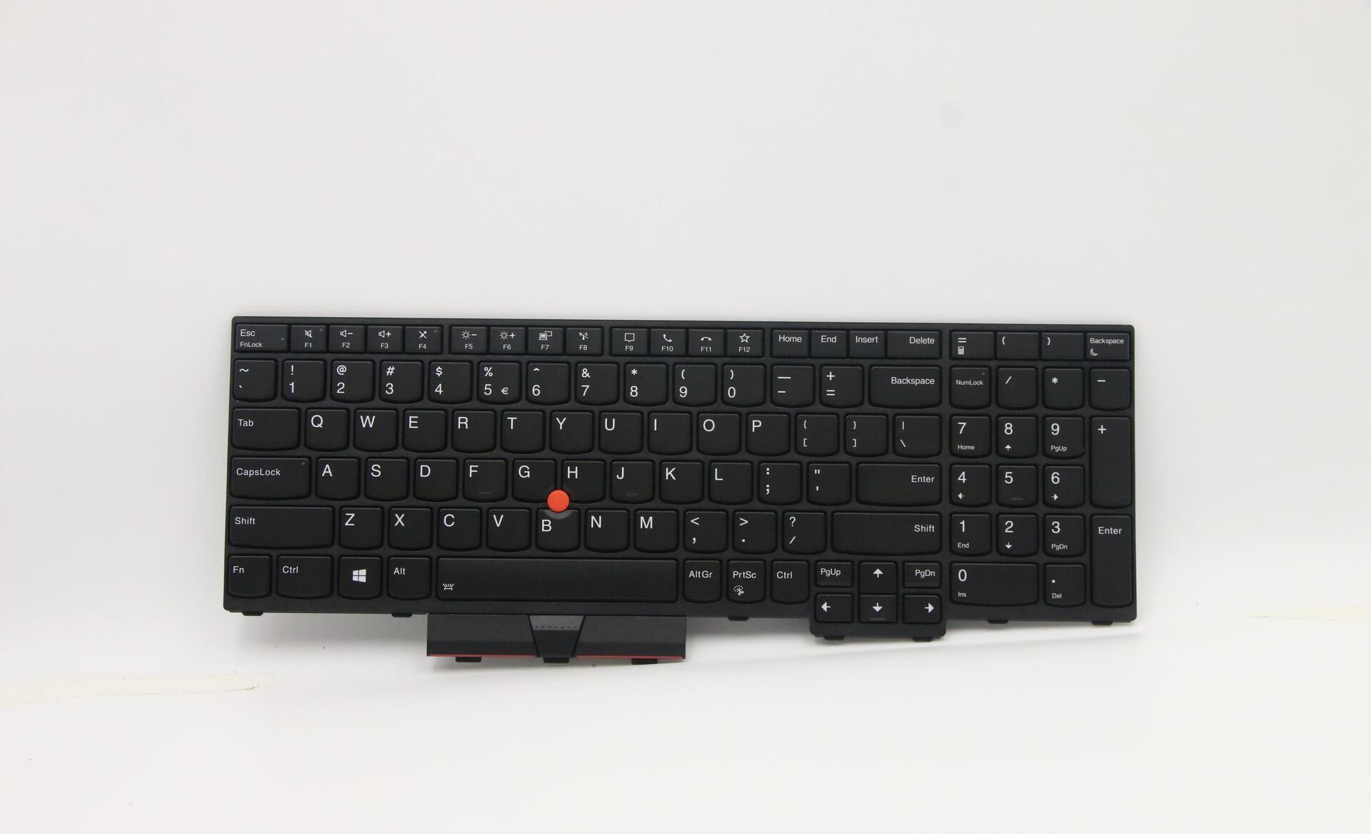 Image of Lenovo Chicony - Ersatztastatur Notebook - mit Trackpoint, UltraNav - hinterleuchtet - QWERTY - Englisch - Europa - Schwarz - für ThinkPad L15 Gen 1 20U7, 20U8 (5N20W68242)