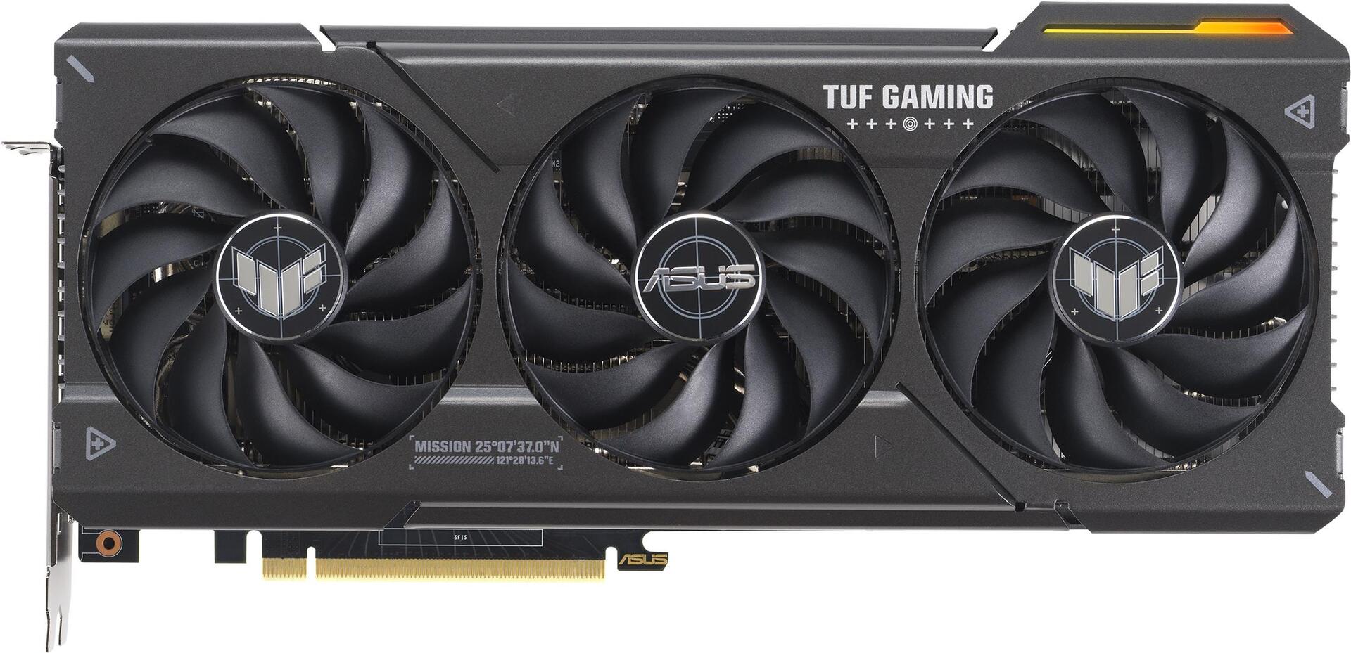 Image of ASUS TUF Gaming GeForce RTX 4070 SUPER 12GB - Grafikkarten - GeForce RTX 4070 Super - 12 GB GDDR6X - PCIe 4.0 - HDMI, 3 x DisplayPort - Box (90YV0K81-M0NA00)