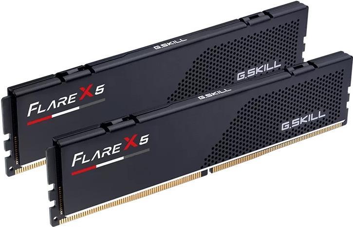 Image of G.Skill Flare X5 - DDR5 - Kit - 32GB: 2 x 16GB - DIMM 288-PIN Low Profile - 5200 MHz / PC5-41600 - CL36 - non-ECC - mattschwarz eloxiert (F5-5200J3636C16GX2-FX5)